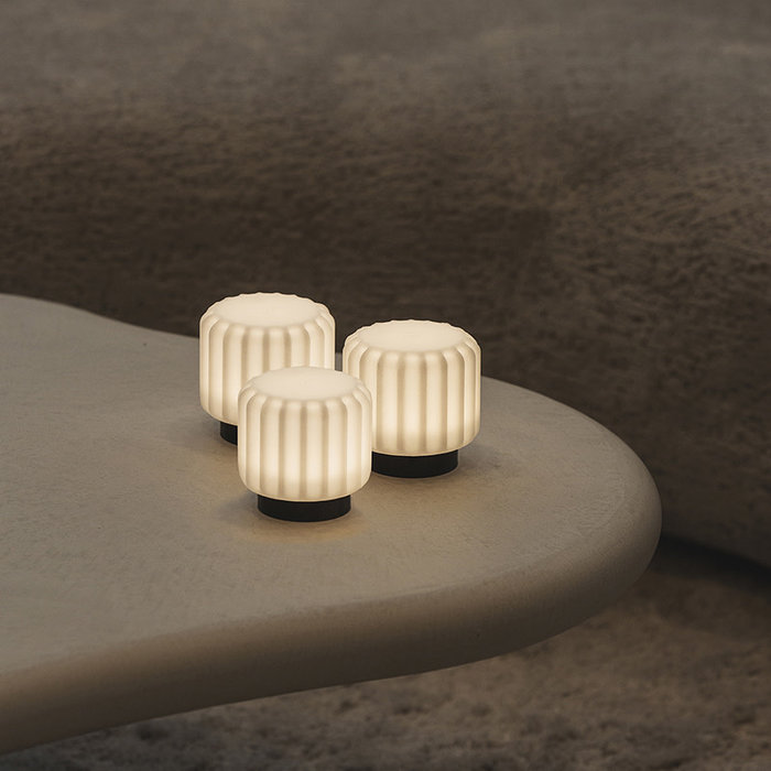 Atelier Pierre Lampes Dentelles H 9 cm (lot de 3) - Atelier Pierre