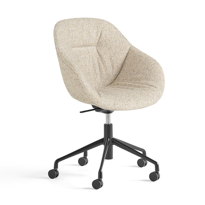 HAY AAC155 SOFT - zwart aluminium onderstel