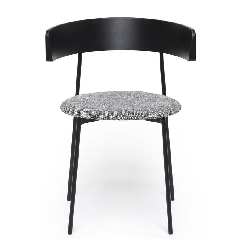 fest amsterdam friday bistro chair 黒 Friday chair zwart met armleuning - Fest Amsterdam - Livingdesign