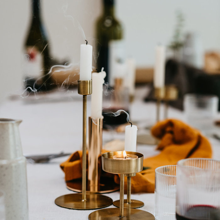 House Doctor Theelichthouder Anit Brass