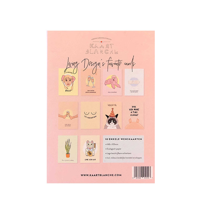 Kaarte Blanche Carte Blanche - coffret de 10 cartes de vœux Livingdesign