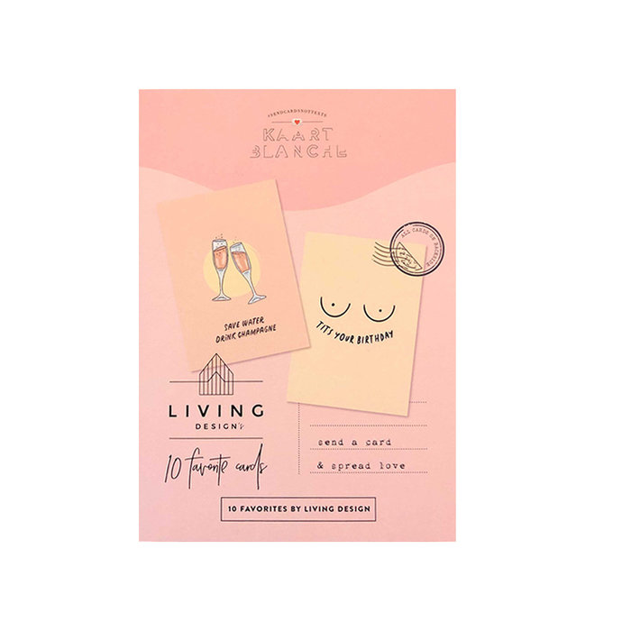Kaarte Blanche Kaarte Blanche - box met 10 wenskaarten Livingdesign