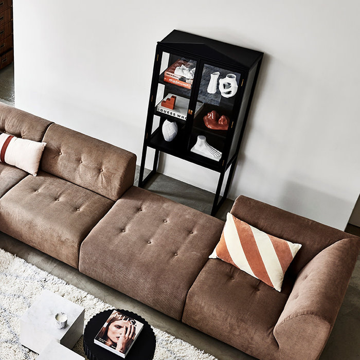HKliving Coussin velours rayé ( 40x60 cm)