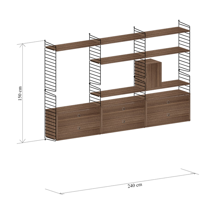 String Configuration murale 35 - String
