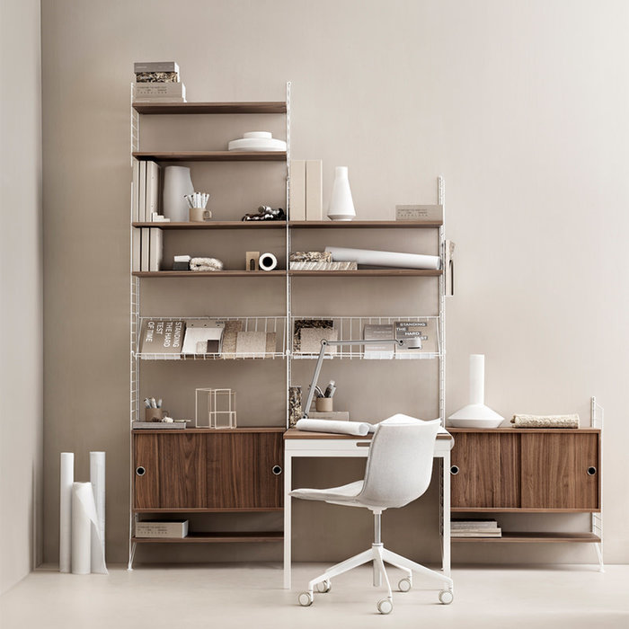 String Wandconfiguratie 39 met bureau - String