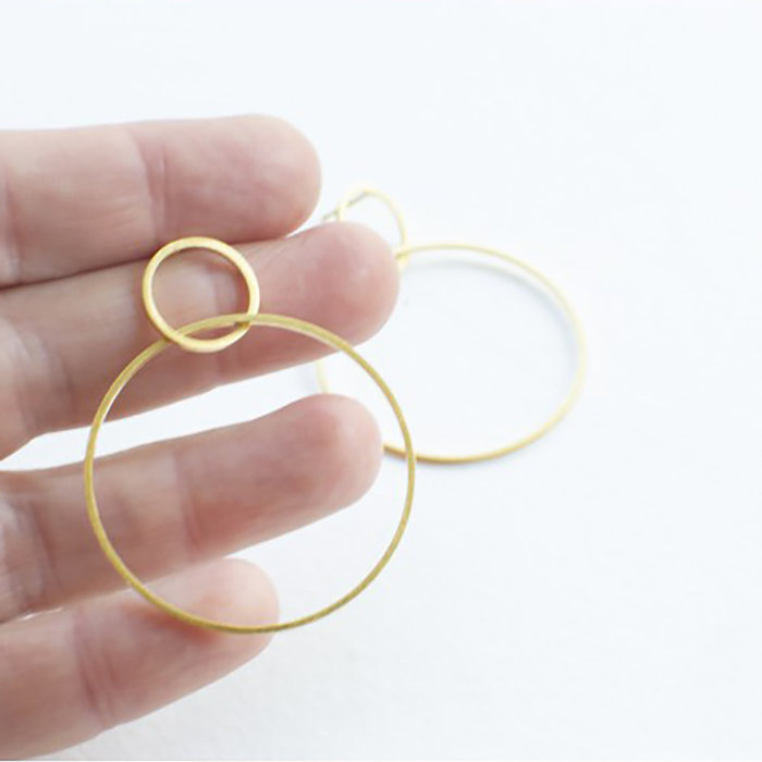 Fleur fatale Oorhanger circular 1 - Fleur Fatale