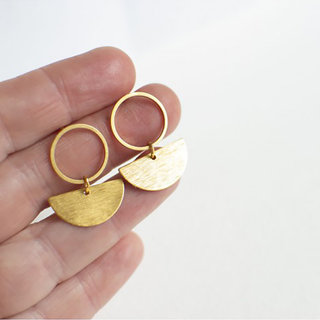 Fleur fatale Boucles d'oreilles circulaire 3