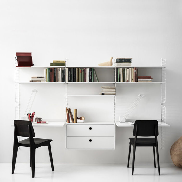 String Wandconfiguratie 40 met  bureau - String