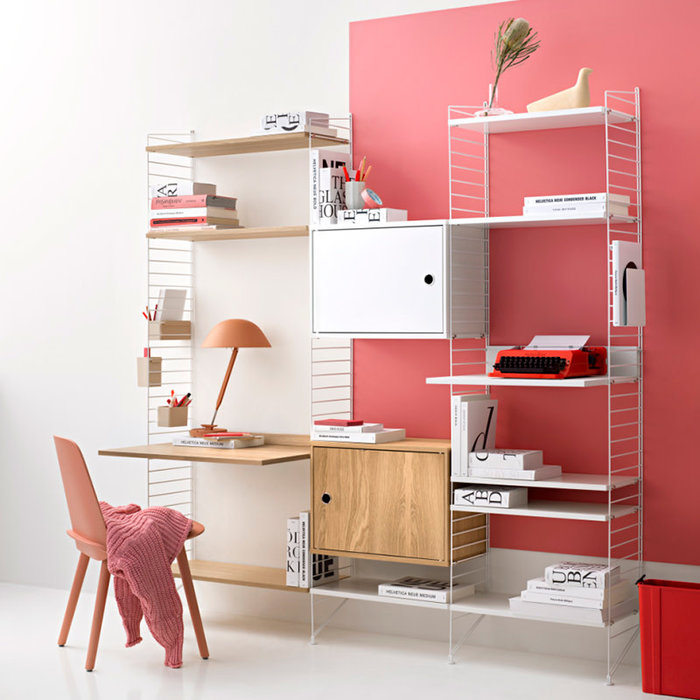 String Wandconfiguratie 41  met  bureau - String