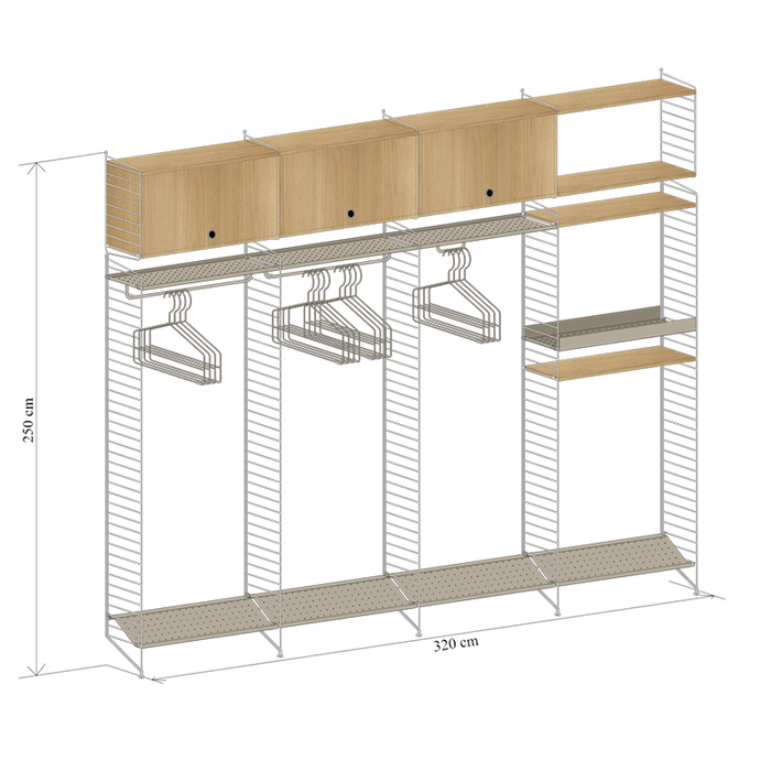 String configuration murale 47 chambres - String