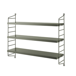 String Pocket wandkast sage-sage  60x15x50