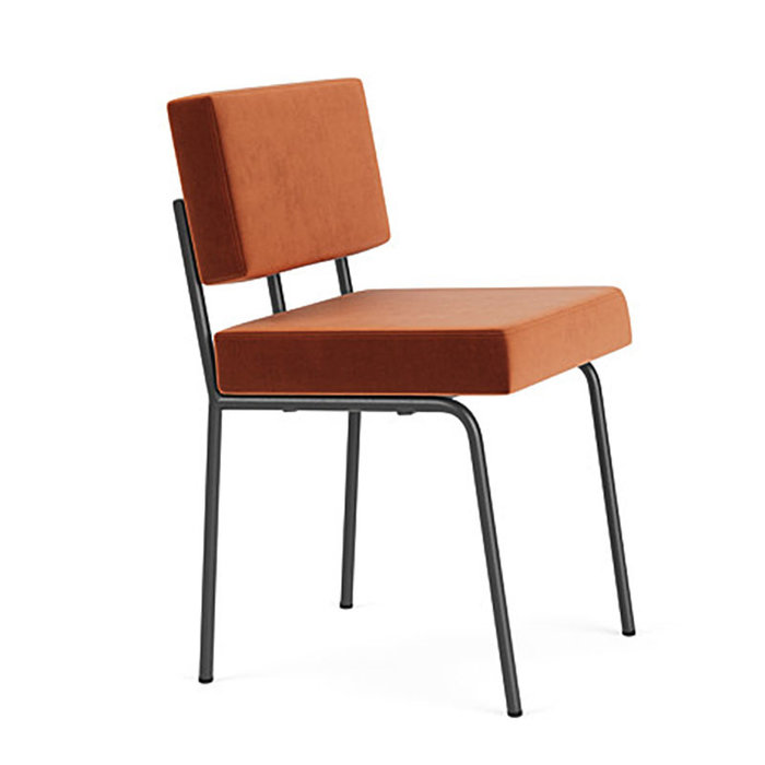 Fest Amsterdam Monday chaise sans accoudoir avec support noir