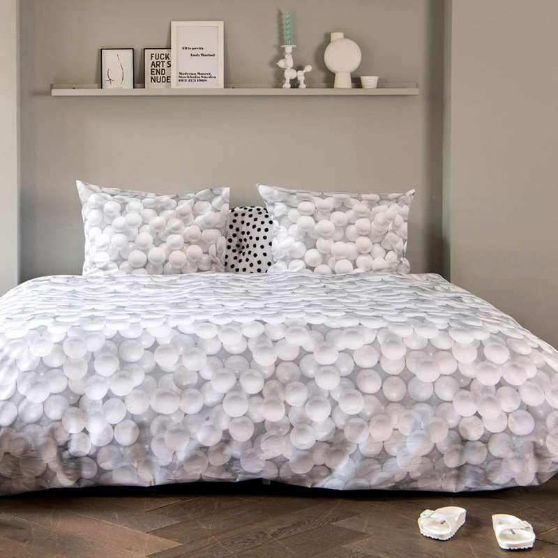 Housse de couette 240x220 Wool + 2 taies 100% coton flanelle