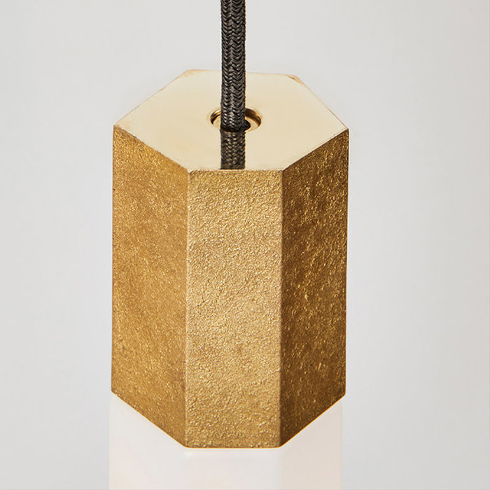 Tala LED Basalt Triple Pendant in Brass - Tala LED