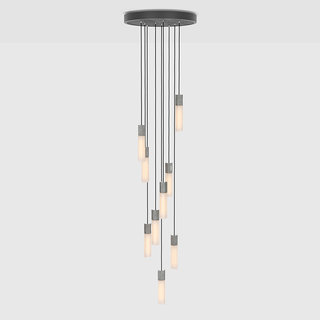 Tala LED Pendentif basalte neuf en acier inoxydable