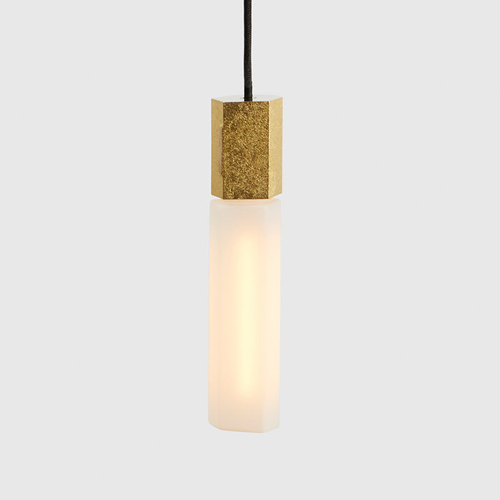 Tala LED Basalt nine Pendant in brass - Tala LED
