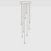 Tala LED Nine hanglamp brass