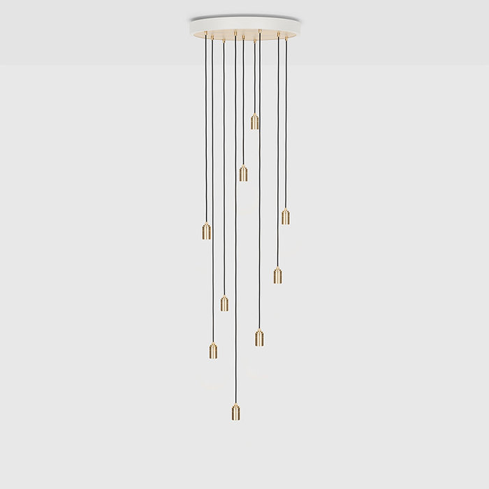Tala LED Nine hanglamp brass - Tala LED