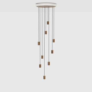 Tala LED nine hanglamp walnut