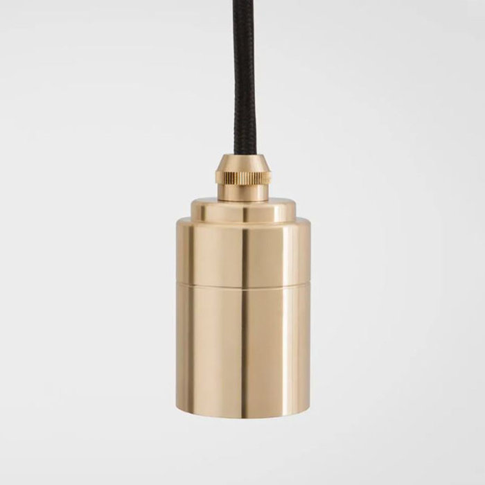 Tala LED Triple hanglamp messing met zwart plafondplaat - Tala LED