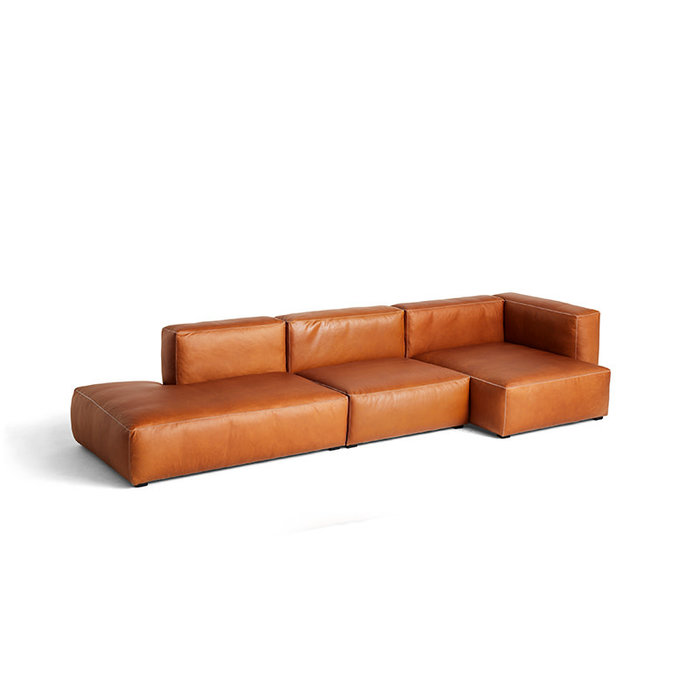 HAY Mags Soft Sofa- 3 seater combination 5 - Sense Cognac