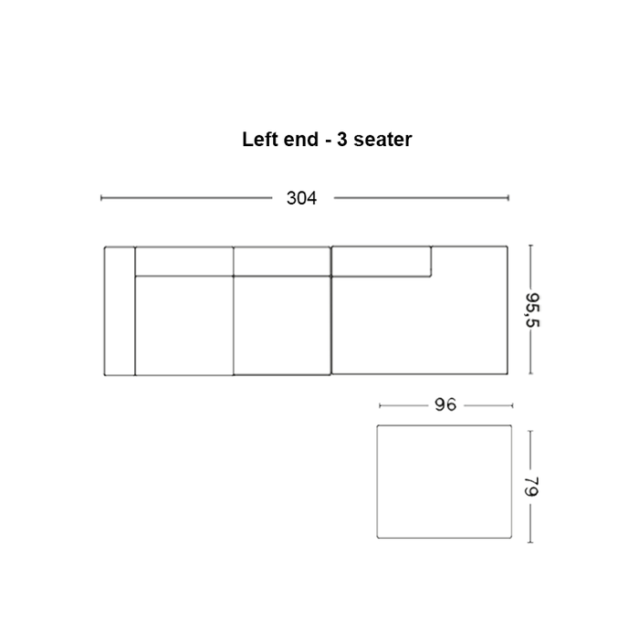 HAY Mags Sofa - 3 seater - Hallingdal 944