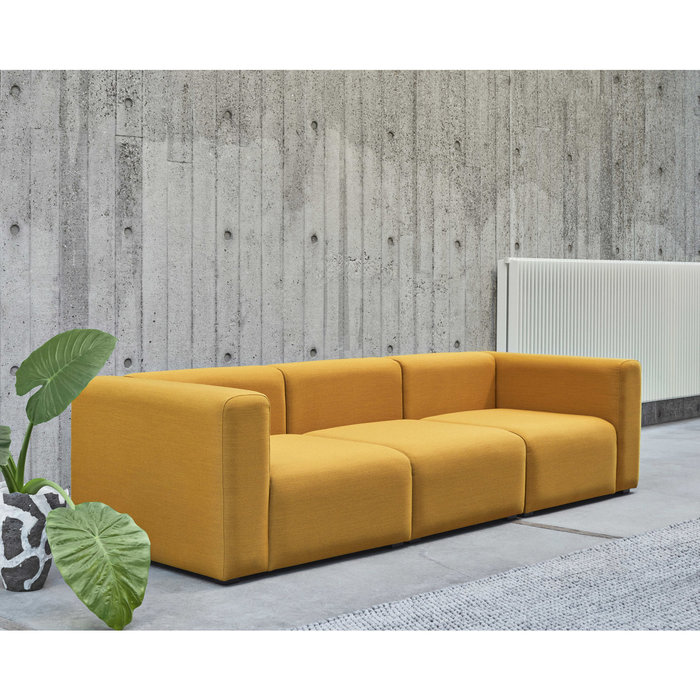HAY Mags Sofa - 3 seater combination 1 - steelcut trio 446