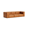 HAY Mags Soft Sofa -  3 seater combination 1 - Sense cognac