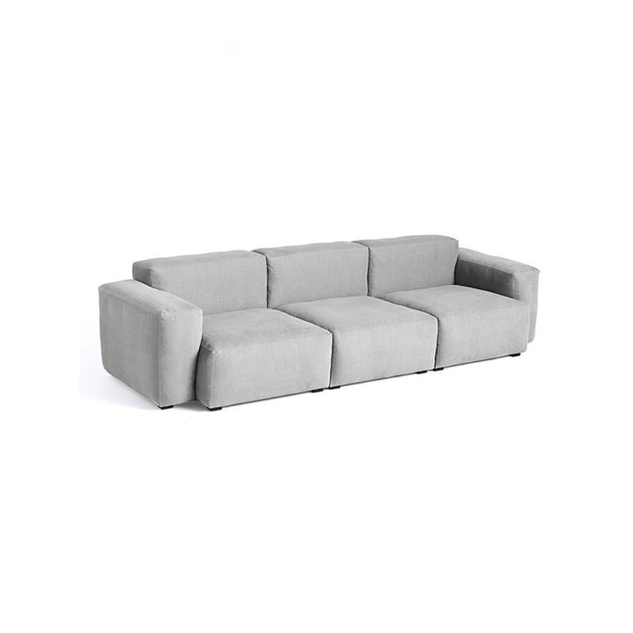 HAY Mags Soft Sofa Low armrest - 3 seater combination 1 - Linara 443