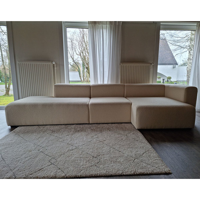 HAY Mags Sofa - 3 seater comb. 4 - Flamiber cream