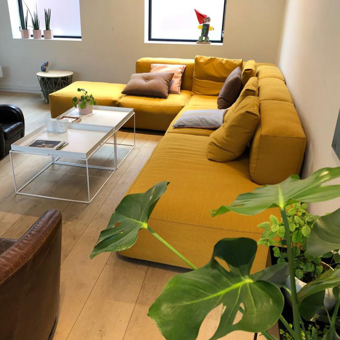 HAY Mags Soft Sofa - Corner combination avec ottoman - Steelcut trio 453