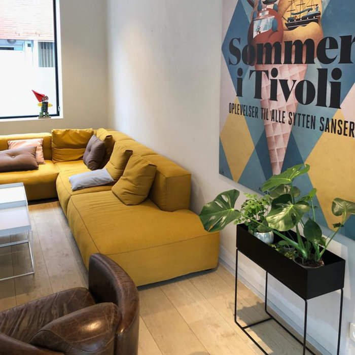 HAY Mags Soft Sofa - Corner combination avec ottoman - Steelcut trio 453