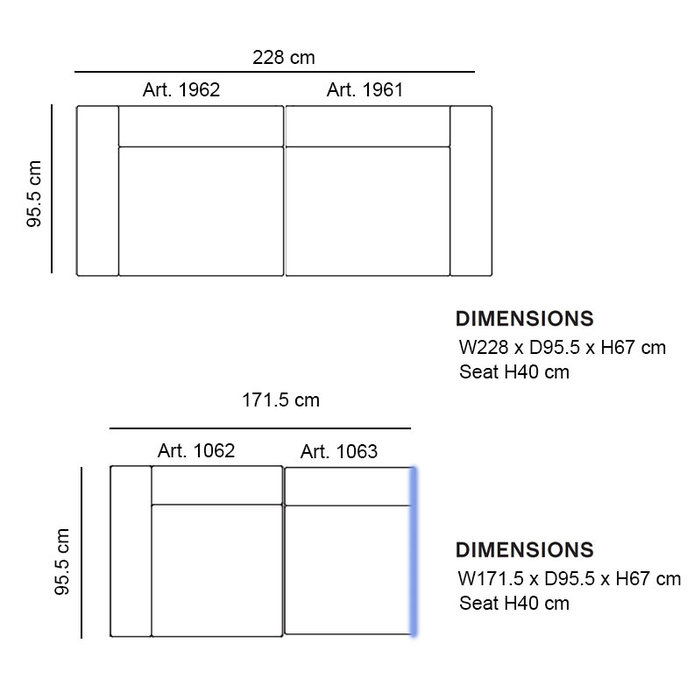 HAY Mags Sofa - 2 seater et 2.5 seater - Ruskin 33