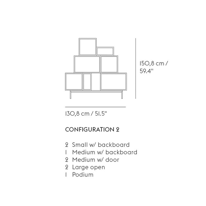 Muuto Stacked configuratie 2