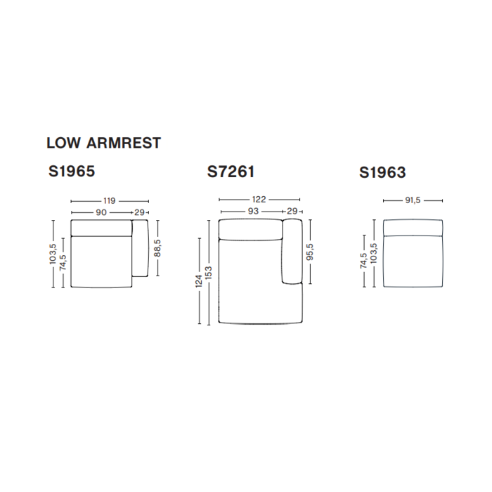 HAY Mags Soft Sofa - Modulaire opstelling - Mode 009