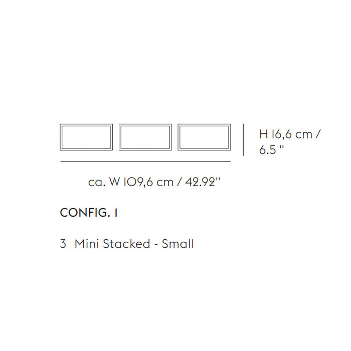 Muuto Mini Stacked - configuratie 1