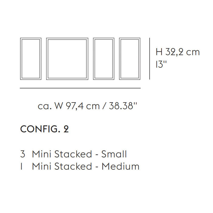 Muuto Mini Stacked - configuratie 2