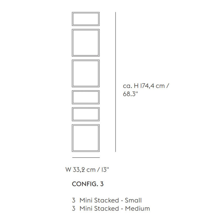 Muuto Mini Stacked - configuratie 3