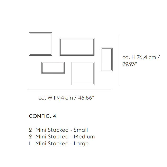 Muuto Mini Stacked - configuratie 4