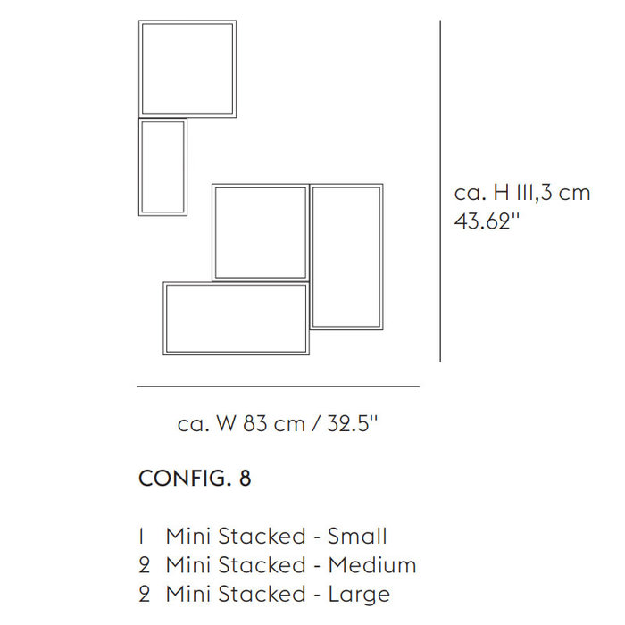 Muuto Mini Stacked - configuratie 8