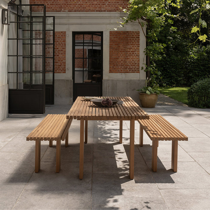 Studio Henk Table d'extérieur Elements - Iroko - Studio Henk