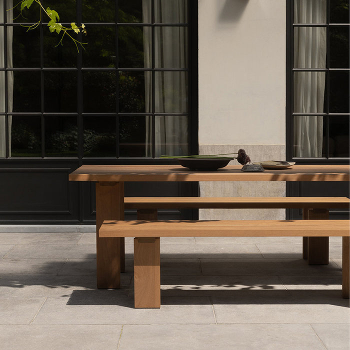 Studio Henk Table d'extérieur Elements - Iroko - Studio Henk
