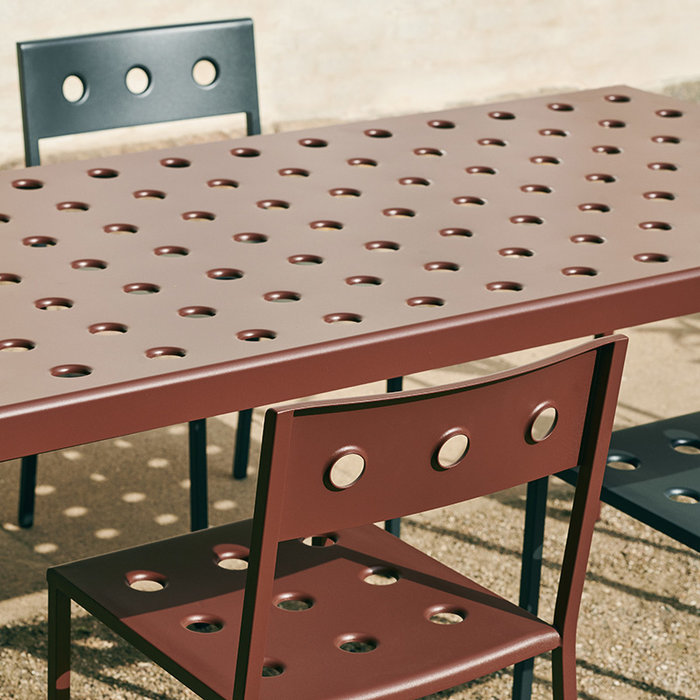 HAY Balcony set - table L190 + 6 chairs