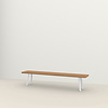 Studio Henk Outdoor bank New Classic Iroko frame White