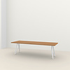 Studio Henk Butterfly tafel - Iroko wit frame