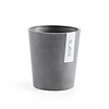 Ecopots Pot de fleurs Morinda gris 14 cm