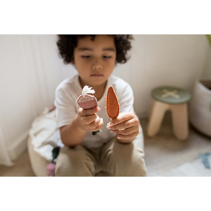 Lorena Canals Tic-Tac-Toe - wasbare Pouf katoen Ø50 cm