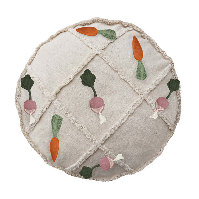 Lorena Canals Tic-Tac-Toe - wasbare Pouf katoen Ø50 cm