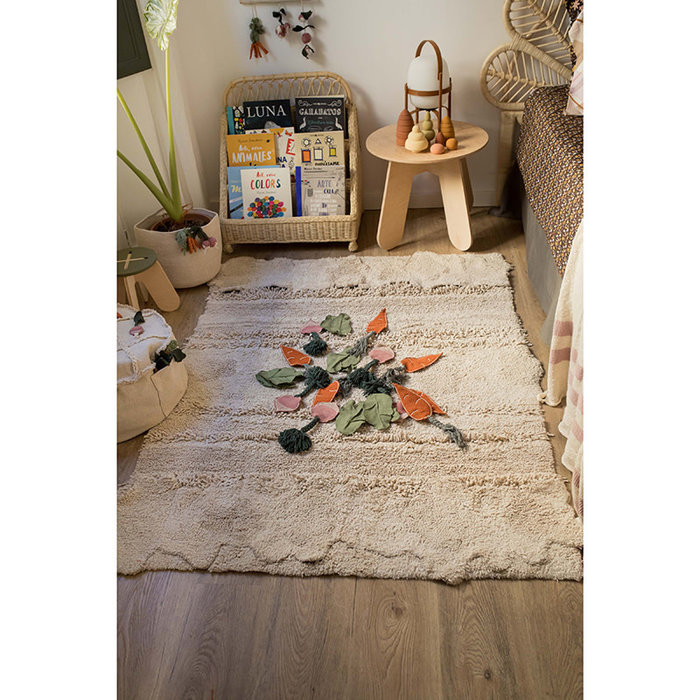 Lorena Canals Veggie garden - Tapis en coton lavable 120 x 160 cm