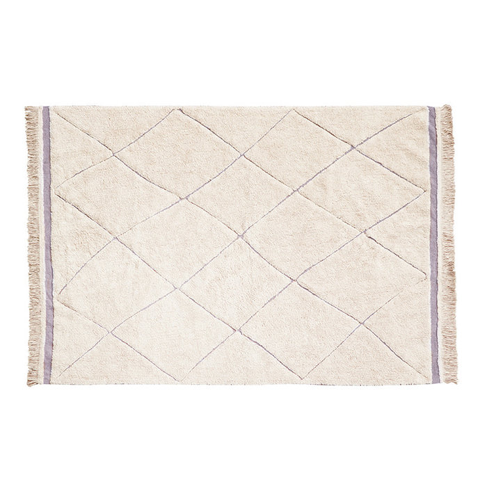 Lorena Canals Bereber M - tapis lavable en coton recyclé 140 x 200 cm
